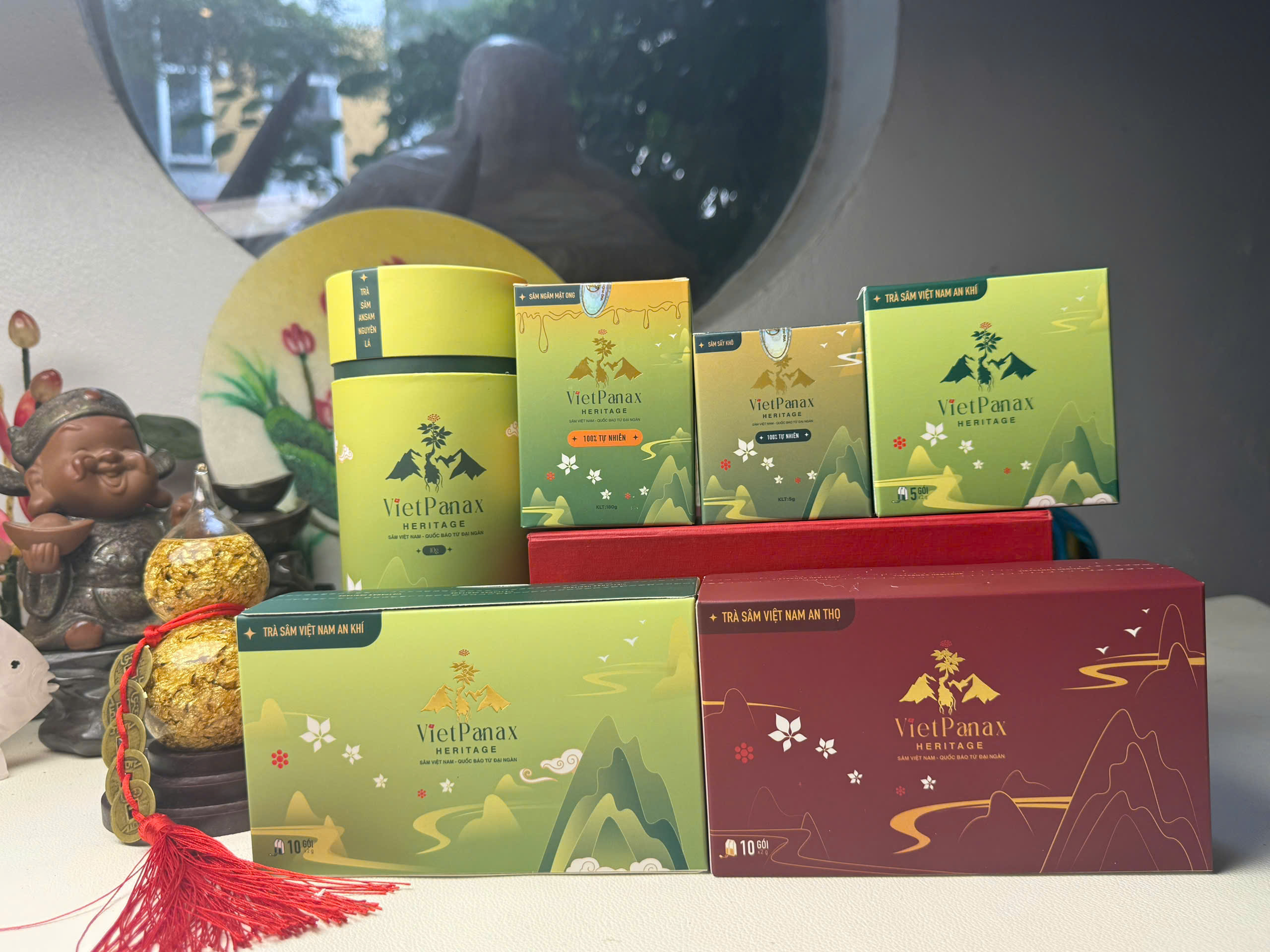 Sản phẩm Trà Sâm tại Vietpanax