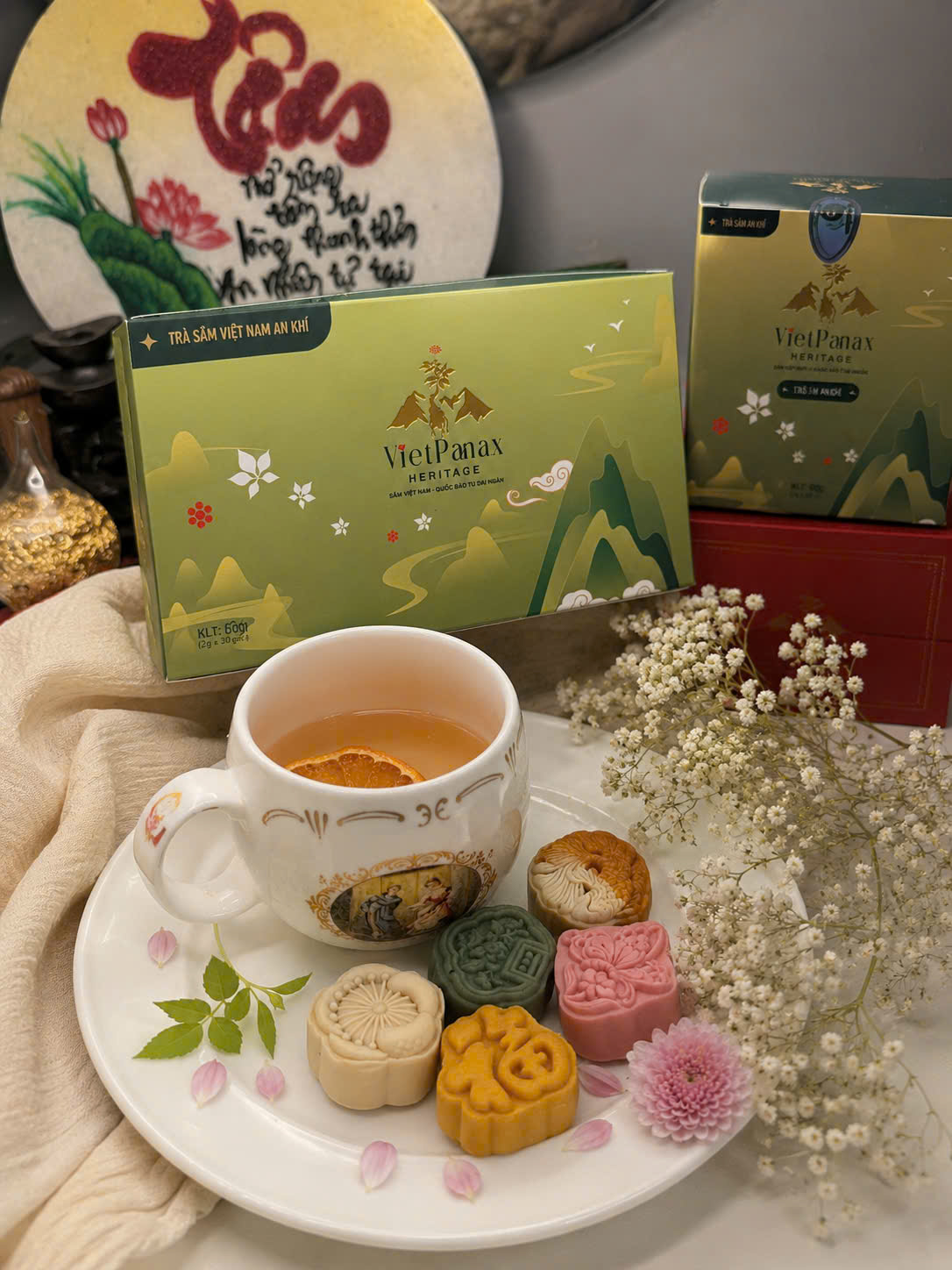 Sản phẩm Trà Sâm An Khí tại Vietpanax
